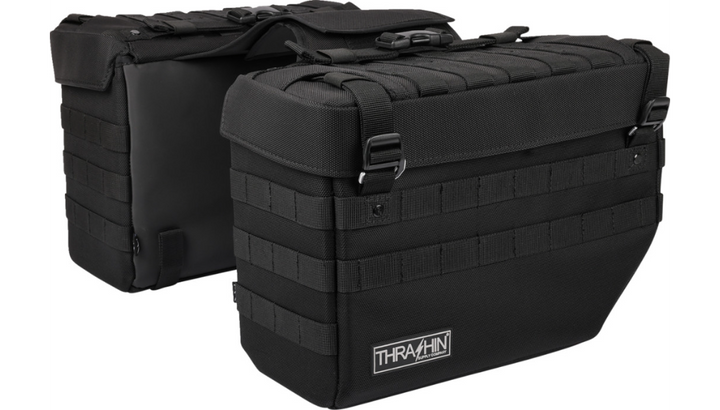 Thrashin Supply Expedition Saddlebags - Black