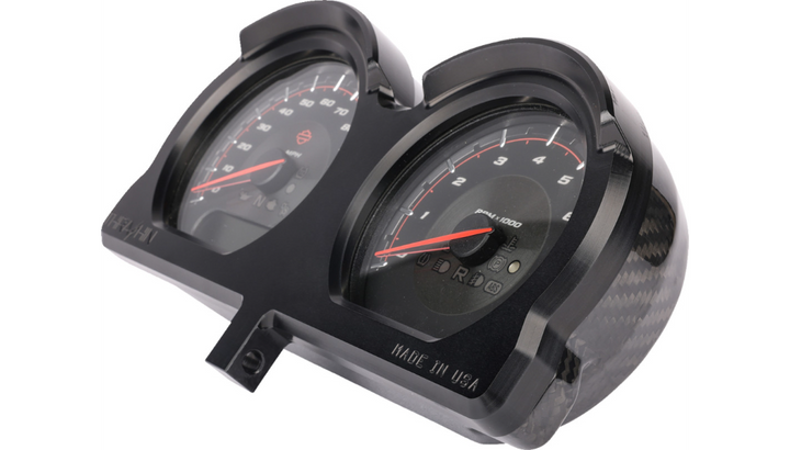 Thrashin Supply Gauge Relocation Kit - Black