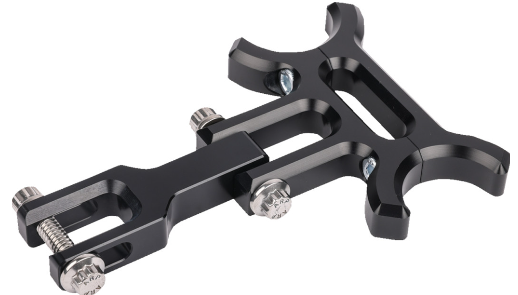 Thrashin Supply Holeshot Riser Gauge Relocation Mounting Bracket - Black