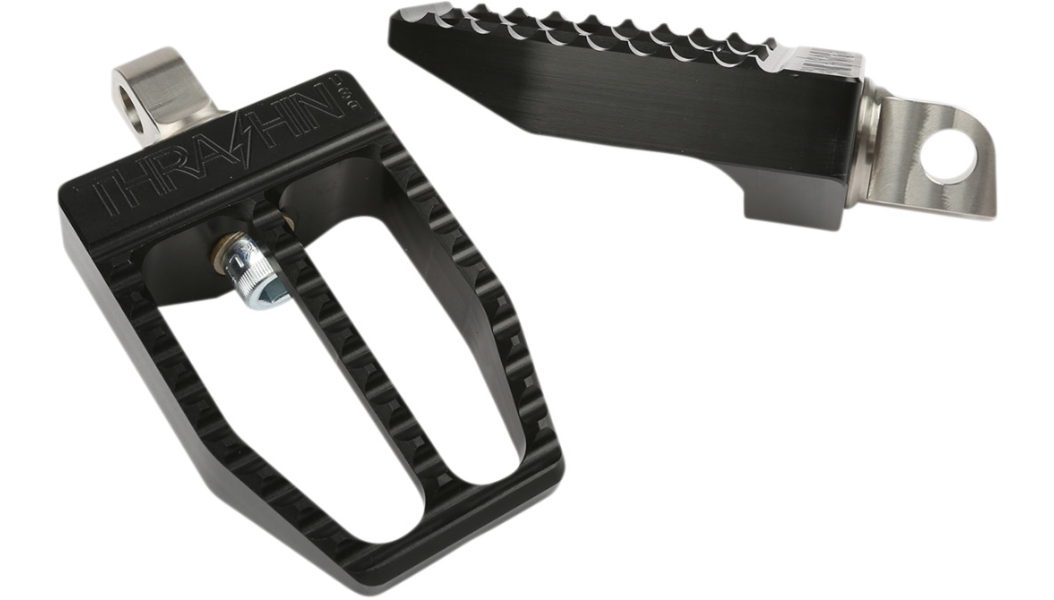 Thrashin Supply Militant Footpegs - Black - Dyna