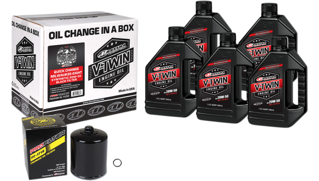 Maxima Oil Change In a Box - Quick Change Kit (Engine Oil Only)