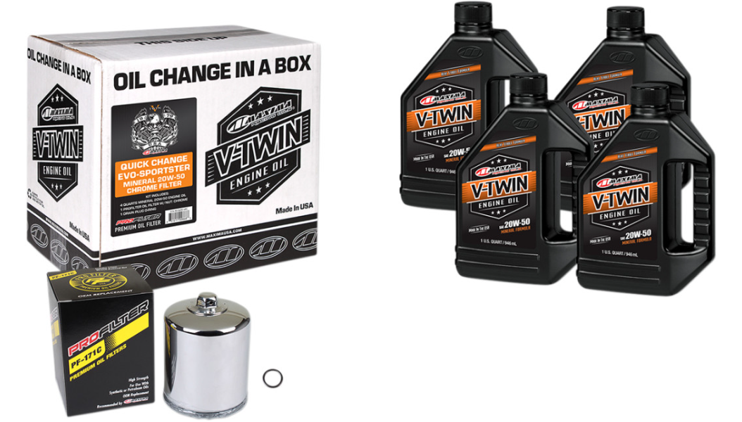 Maxima Oil Change In a Box - Quick Change Kit (Engine Oil Only)