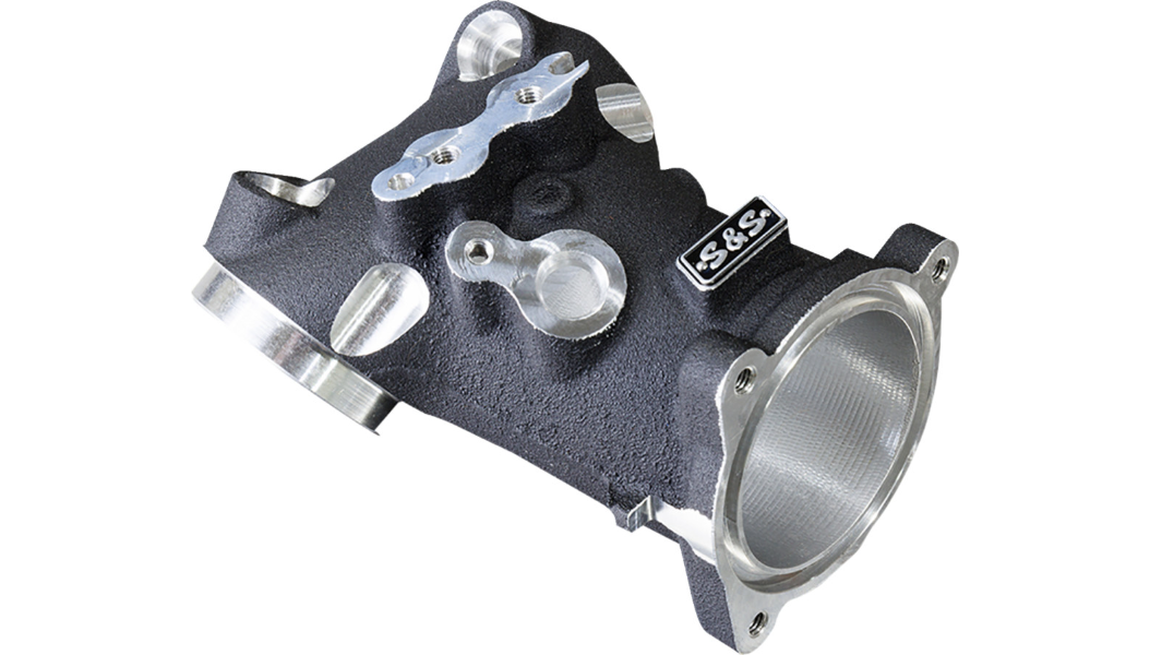 S&S Cycle 55mm CNC-Ported Intake Manifold - M8 - Black