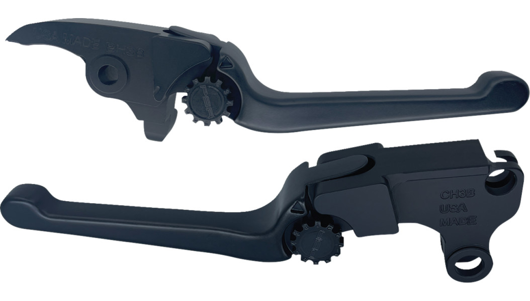 PSR Anthem Adjustable Lever Set for Harley Davidson - Black - 23-24 Road/Street Glide - 12-00667-22