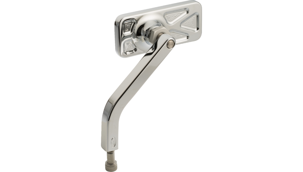 Joker Machine Mirror - No. 1 - Harley-Davidson OEM - Rectangle - Chrome - Left - 03-055-3L