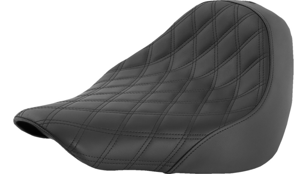 Saddlemen Saddkeneb Renegade Lattice Stitch Solo Seat - Black - FL/FX - 18-24