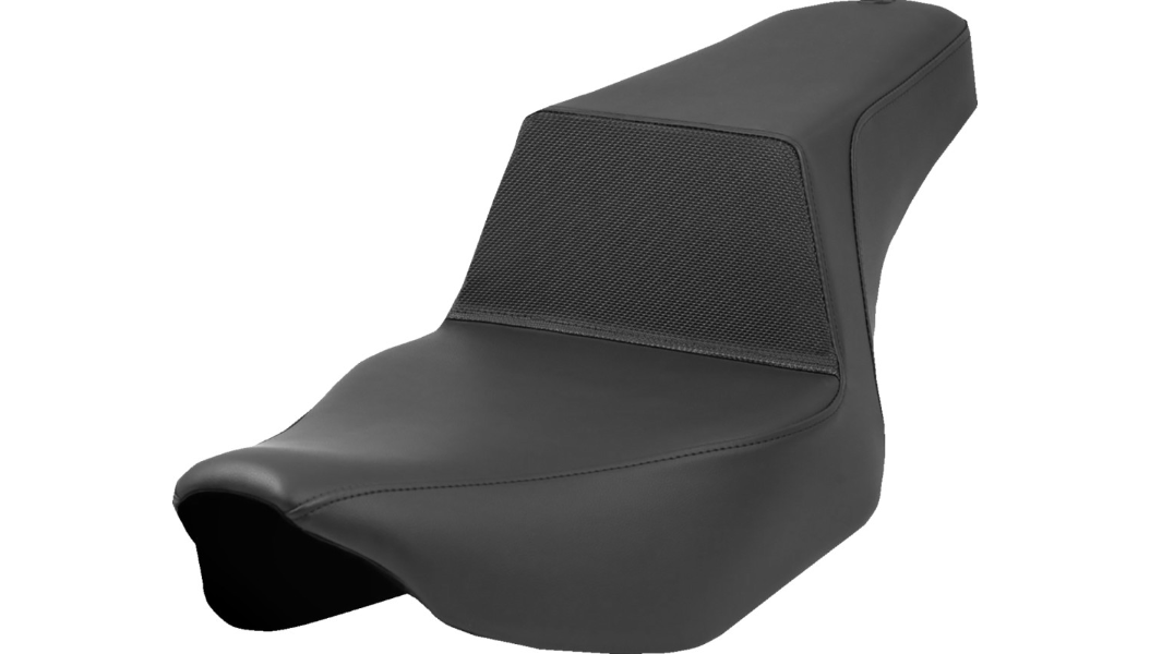 Saddlemen Step-Up Seat - Gripper Lumbar - Black - 24 Road Glide/Street Glide and 23-24 CVO Road Glide/Street Glide- 823-07-174