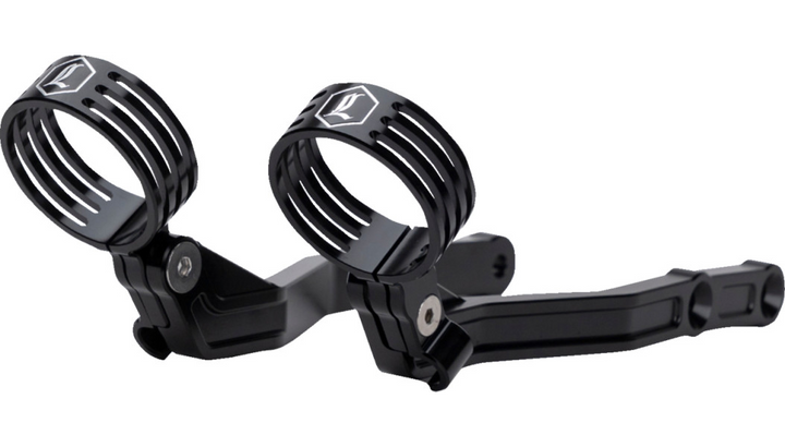 Legend Suspension Revo ARC Billet Remote Reservoir External Mount - Black - 14-25 CVO / 24 & Newer FL