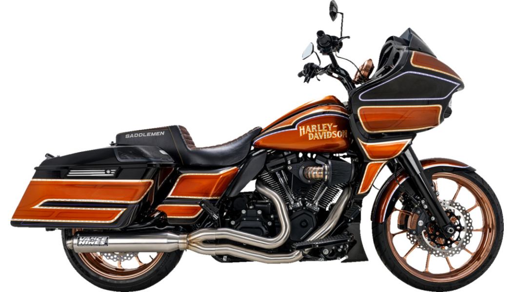 Vance & Hines Supersport PCX 2-into-1 Exhaust System - Brushed Stainless - 17 & Newer Touring