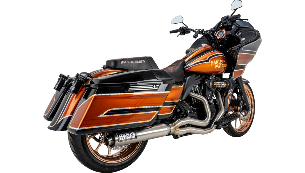 Vance & Hines Supersport PCX 2-into-1 Exhaust System - Brushed Stainless - 17 & Newer Touring
