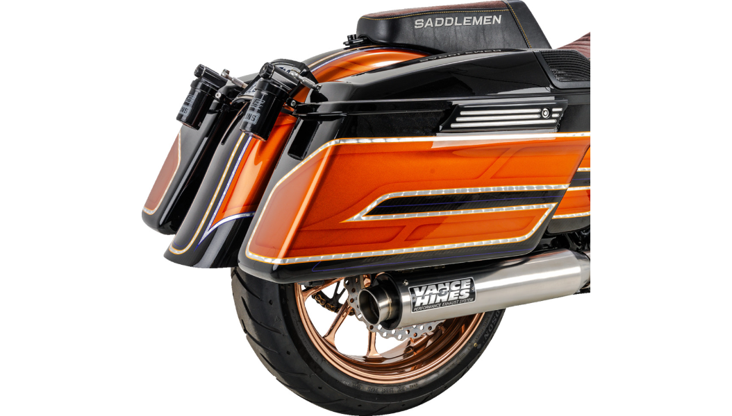 Vance & Hines Supersport PCX 2-into-1 Exhaust System - Brushed Stainless - 17 & Newer Touring