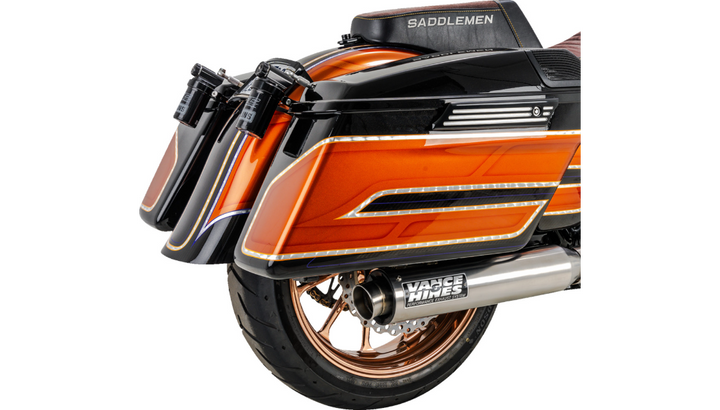 Vance & Hines Supersport PCX 2-into-1 Exhaust System - Brushed Stainless - 17 & Newer Touring
