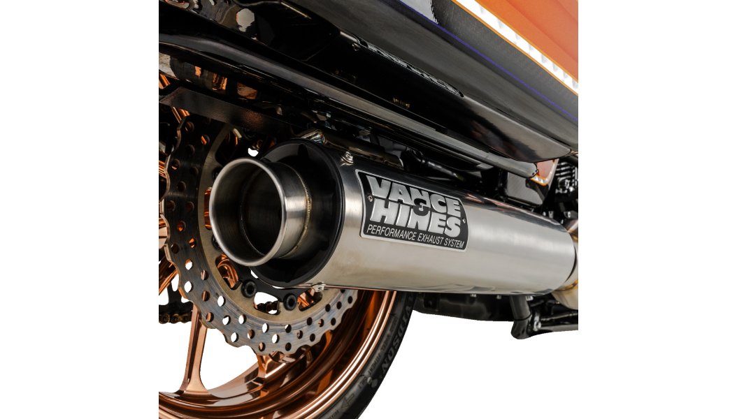 Vance & Hines Supersport PCX 2-into-1 Exhaust System - Brushed Stainless - 17 & Newer Touring