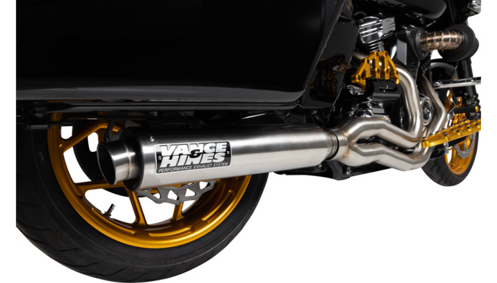 Vance & Hines Supersport PCX 2-into-1 Exhaust System - Brushed Stainless - 17 & Newer Touring
