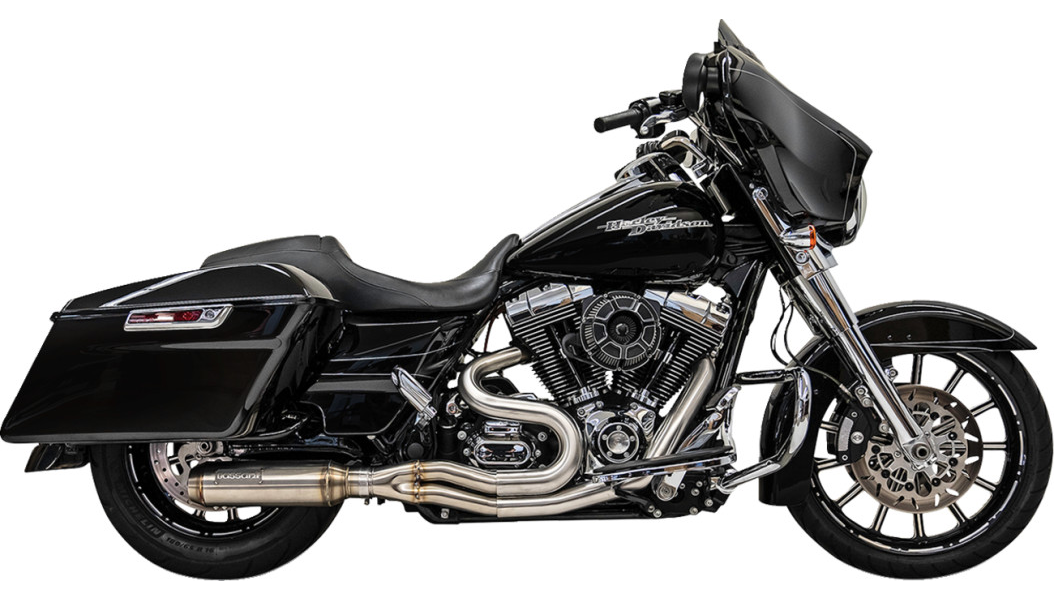 Bassani Xhaust 2-into-1 Super Bike Exhaust System - 95-06 Touring - 1F61SS
