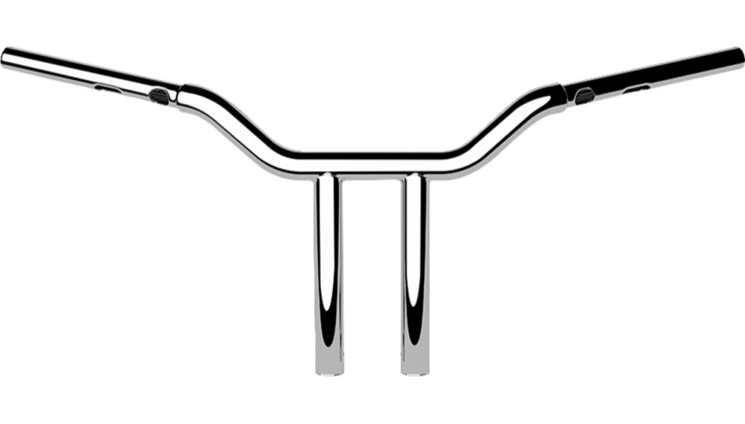 LA Choppers Handlebar - One-Piece Kage Fighter - 12" x 1-1/4" - Chrome - Touring - LA-7346-12