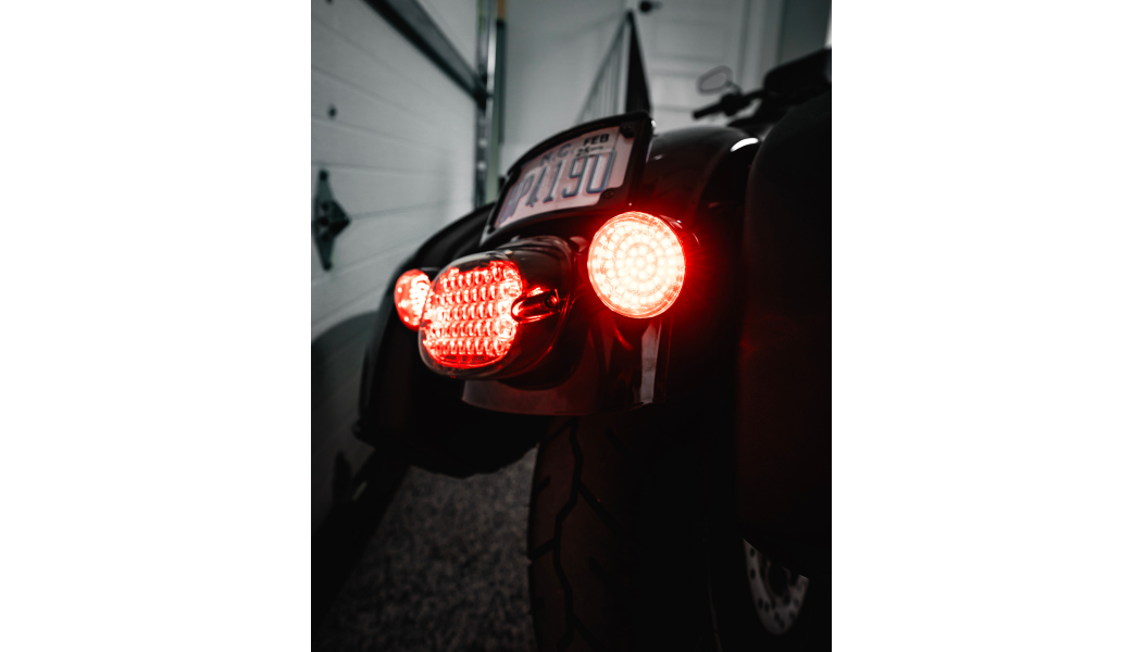 Custom Dynamics Radius LED License Plate Frame - Black