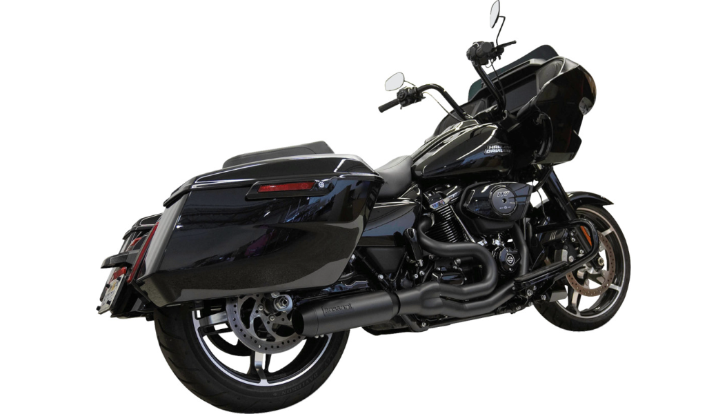 Bassani Xhaust Mid Length 2-Into-1 Super Bike Exhaust System - 4" Muffler - M8 Touring