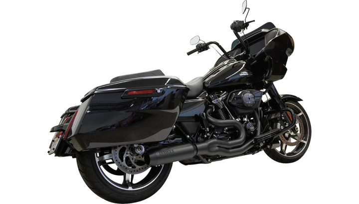 Bassani Xhaust Mid Length 2-Into-1 Super Bike Exhaust System - 4" Muffler - M8 Touring