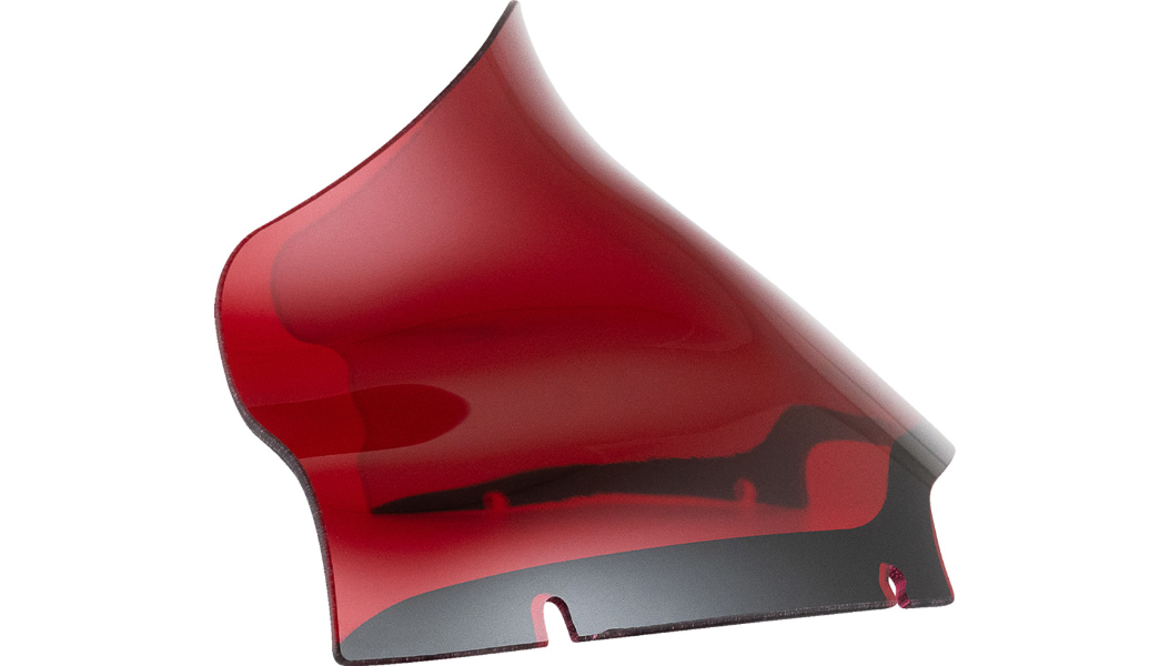 Klock Werks Kolor Flare Sport Windshield - 9" - Red - FLTR - KWW-01-0670