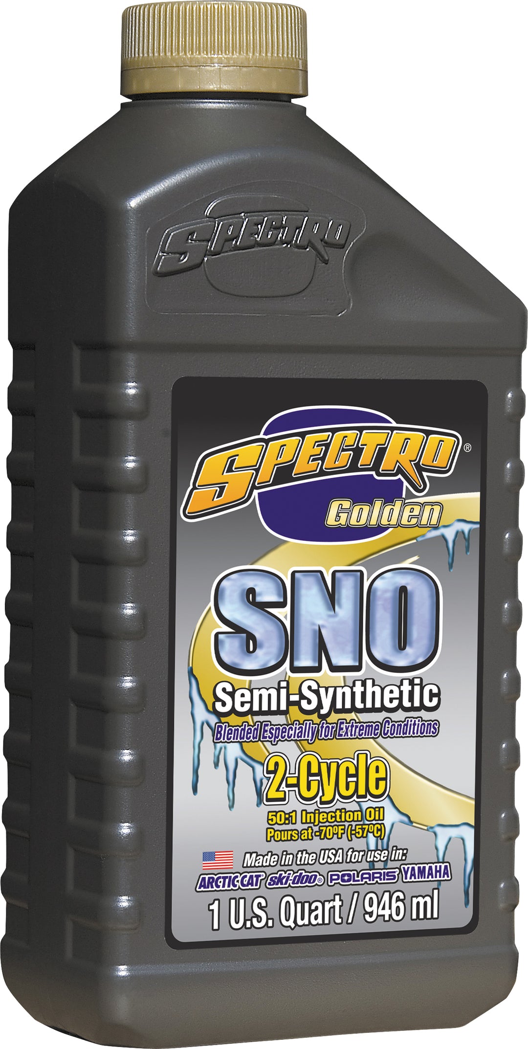 Golden Sno Semi Syn Inject Oil 2t 1qt