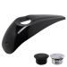Vivid Black Low Profile Tank Topper™️ Dash Console for Harley-Davidson® Touring '08-'23