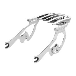 HOGWORKZ® Stealth B2 Luggage Rack for Harley® Low Rider / Sport Glide '18-'26 | Chrome