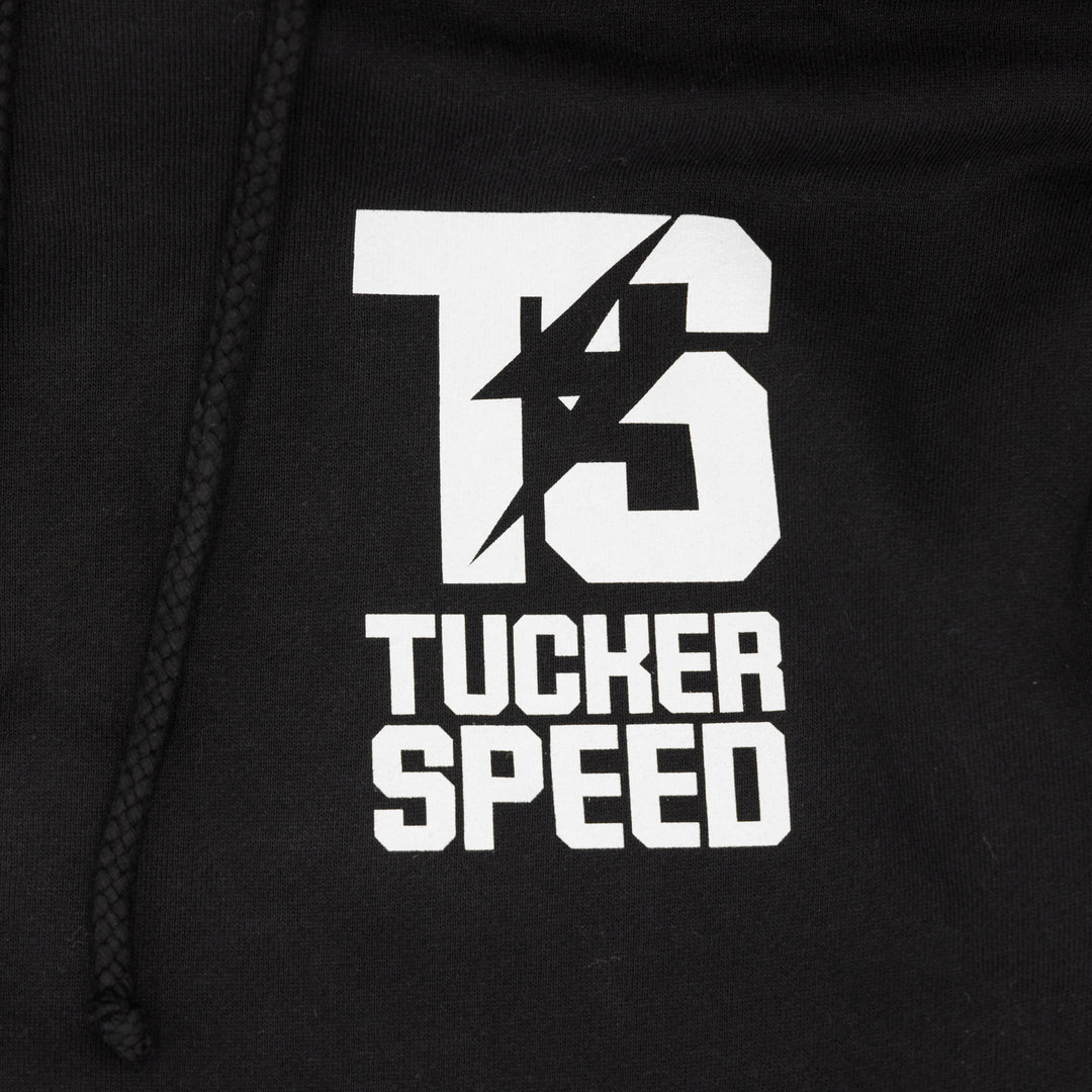 Tucker Speed Horsepower Flag Pullover Hoodie - Black