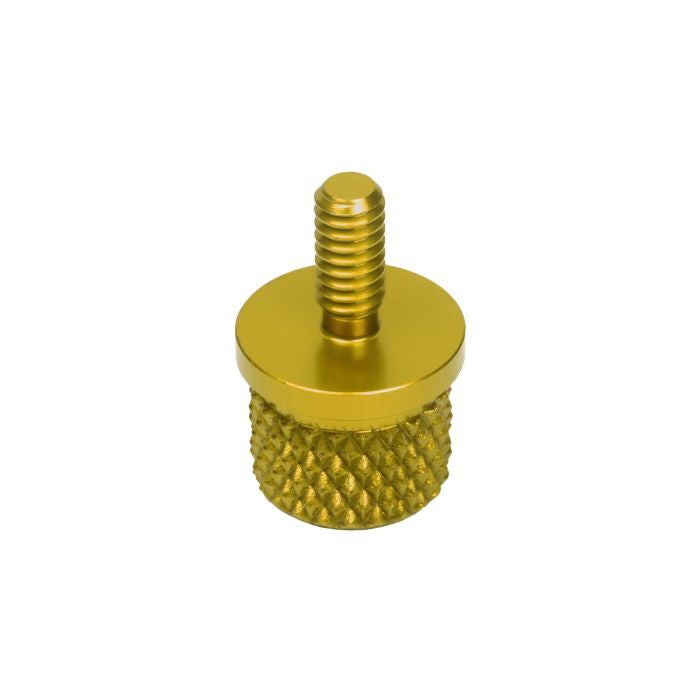 Custom Color Carbon Fiber 1/4" Knurled Seat Bolt / Screw Kit for Harley-Davidson®