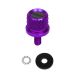Custom Color Carbon Fiber 1/4" Knurled Seat Bolt / Screw Kit for Harley-Davidson®