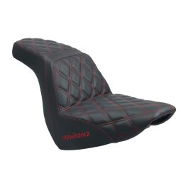 Rise Up Seat for Harley® Low Rider FXLR/FXLRS/FXLRST & Sport Glide FLSB '18-'26 (Various Stitching Colors)