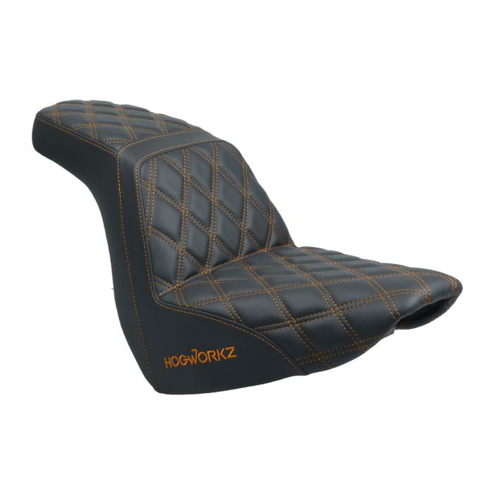 HogWorkz Rise Up Seat for Harley® Low Rider FXLR/FXLRS/FXLRST & Sport Glide FLSB '18-'26 (Various Stitching Colors) - HW122014