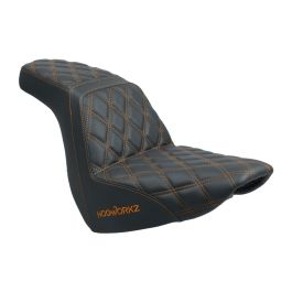 Rise Up Seat for Harley® Low Rider FXLR/FXLRS/FXLRST & Sport Glide FLSB '18-'26 (Various Stitching Colors)