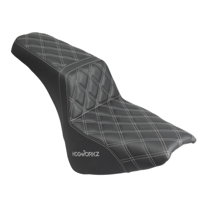 HogWorkz Rise Up Seat for Harley® Street Bob FXBB / Standard FXST '18-'26 (Various Stitching Colors) - HW122017