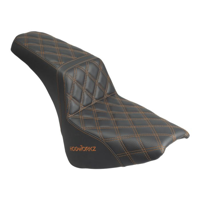 HogWorkz Rise Up Seat for Harley® Street Bob FXBB / Standard FXST '18-'26 (Various Stitching Colors) - HW122019