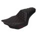 Rise Up Seat for Harley® Touring '23.5-'26 (Diamond / Red Stitch)