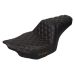 Rise Up Seat for Harley® Touring '23.5-'26 (Diamond / Orange Stitch)