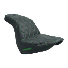 Rise Up Seat for Harley® Low Rider FXLR/FXLRS/FXLRST & Sport Glide FLSB '18-'26 (Various Stitching Colors)