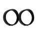 4.5" Auxiliary Light / Passing Lamp Visor Trim Rings for Harley-Davidson® | Gloss Black