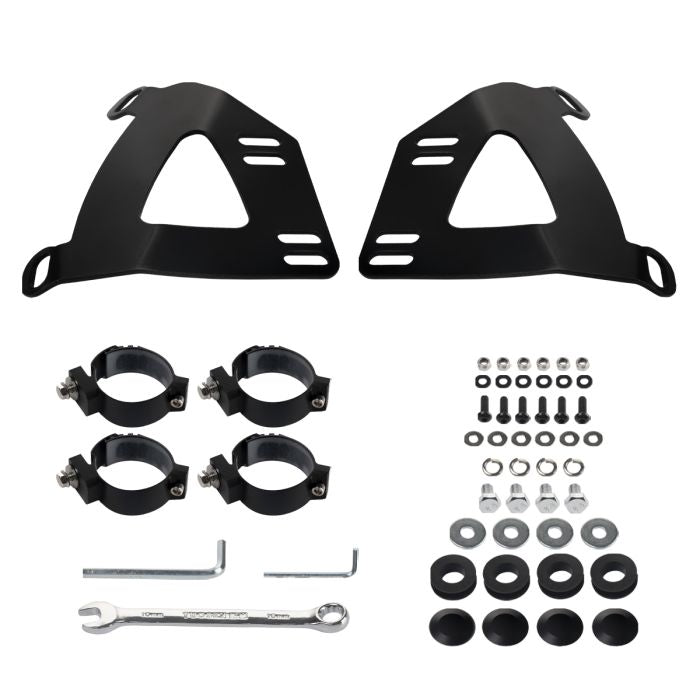 HogWorkz Menace Fairing Brackets (55mm) for Harley® Low Rider S '20-'24 - HW131501