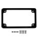 Black Low Profile License Plate Frame for Harley-Davidson® Motorcycles
