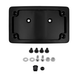 Black Universal LED Flush License Plate Mount for Harley-Davidson® Motorcycles