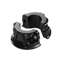 Billet Brake & Clutch Perch Clamps for Harley® Softail / Dyna / Sportster | Black