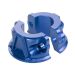 Billet Brake & Clutch Perch Clamps for Harley® Softail / Dyna / Sportster | Blue