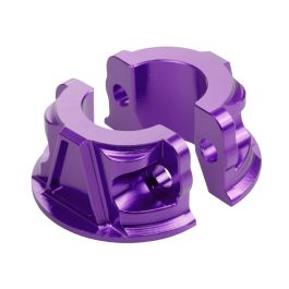 Billet Brake & Clutch Perch Clamps for Harley® Softail / Dyna / Sportster | Purple