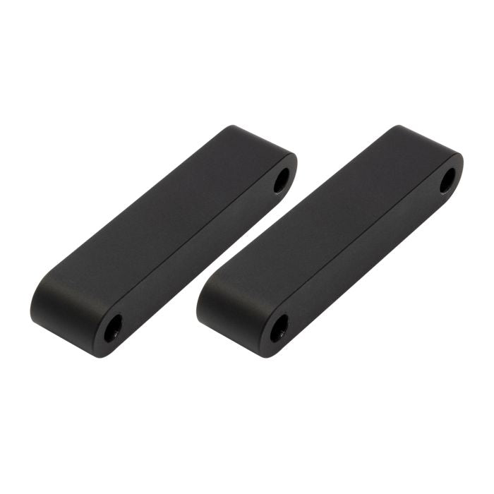 HogWorkz 96-'13 Black Front Fender Adapters (21" Wrapped Fender) - HW150137