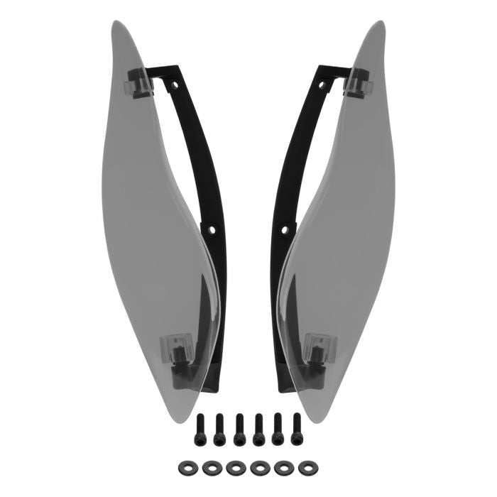 HOGWORKZ® 14-'23 Harley Touring Adjustable Fairing Air Deflectors - HW154150