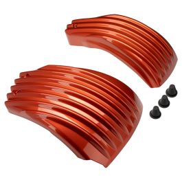 Color Matched Ribbed Battery Covers for Harley® Softail '18-'24