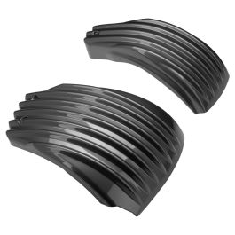 Color Matched Ribbed Battery Covers for Harley® Softail '18-'24