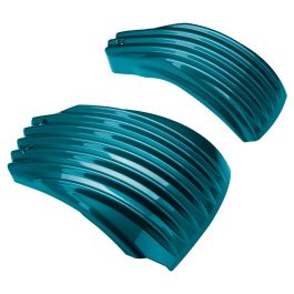Color Matched Ribbed Battery Covers for Harley® Softail '18-'24
